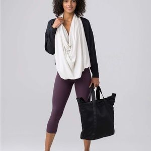 Lululemon Cotton Sage Scarf Heathered Light Grey